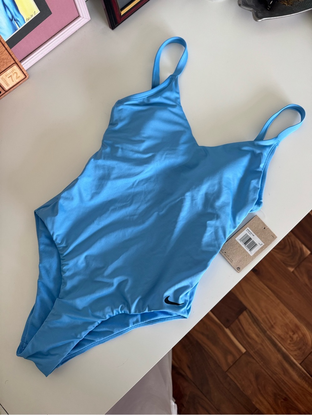 Nike NWT Light Blue Women's One-Piece Swimsuit